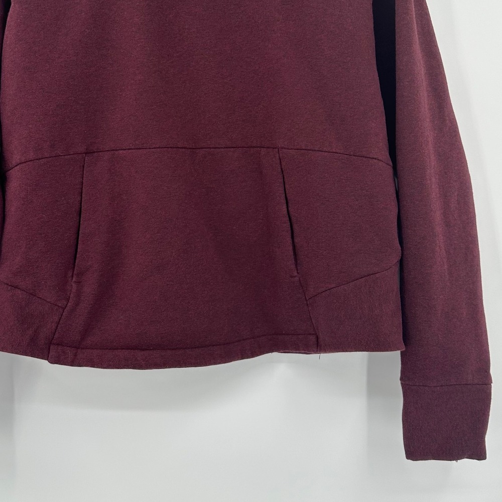 The North Face Motivation Mock Neck‎ Fleece Pullover Burgundy Size Large - Picture 4 of 12